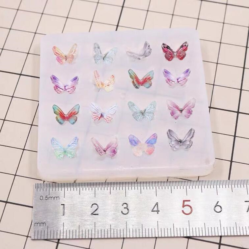 Resin Art Glue - 1 adet/torba Kelebek Şekli Epoksi Reçine