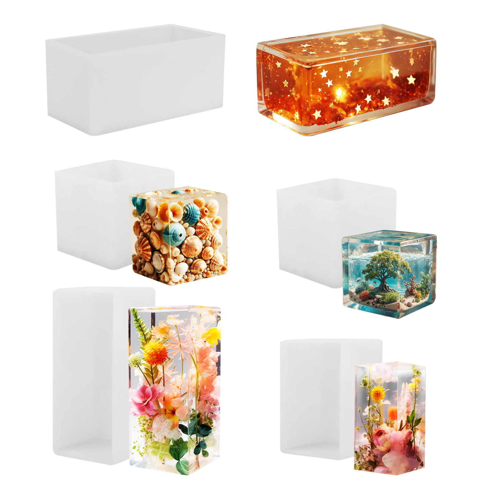 Resin Art Glue - Epoksi Döküm Kalıp Silikon Kalıp DIY