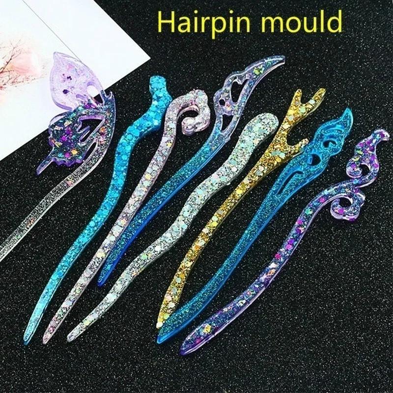 Resin Art Glue - Yeni Şeffaf Saç Tokası Silikon Özel