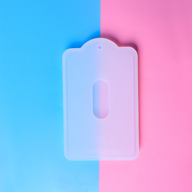 Resin Art Glue - 1 adet kart kapak kalıbı DIY