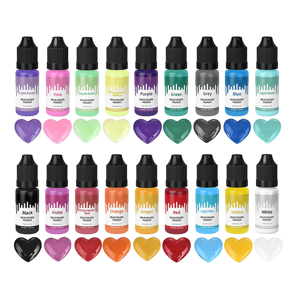 18 renk 10 ml Macaron Katı Pas - Resin Art Glue incelemesi ve fiyatı