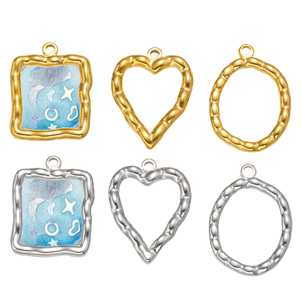 5 adet Paslanmaz Çelik Kalp Yu - Bezels Pendant Resin incelemesi ve fiyatı