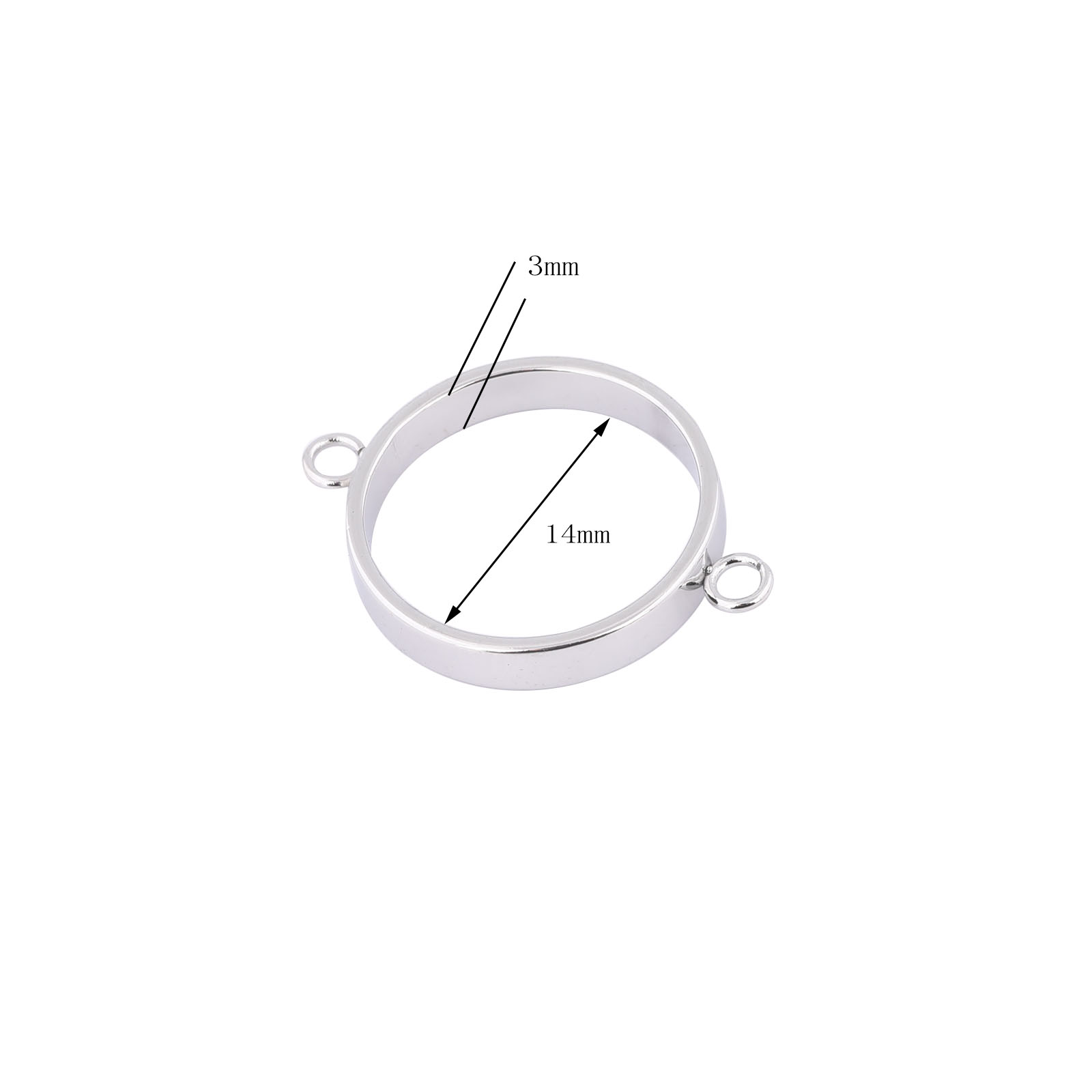 10 adet Paslanmaz Çelik 14mm A - Bezels Pendant Resin incelemesi ve fiyatı