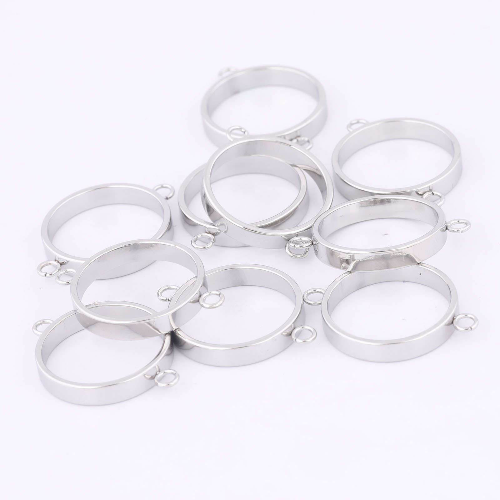10 adet Paslanmaz Çelik 14mm A - Bezels Pendant Resin incelemesi ve fiyatı
