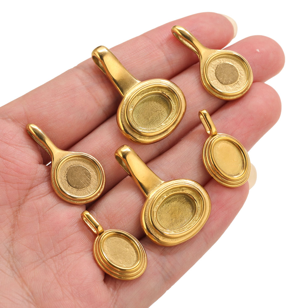 5 adet Paslanmaz Çelik Yuvarla - Bezels Pendant Resin incelemesi ve fiyatı