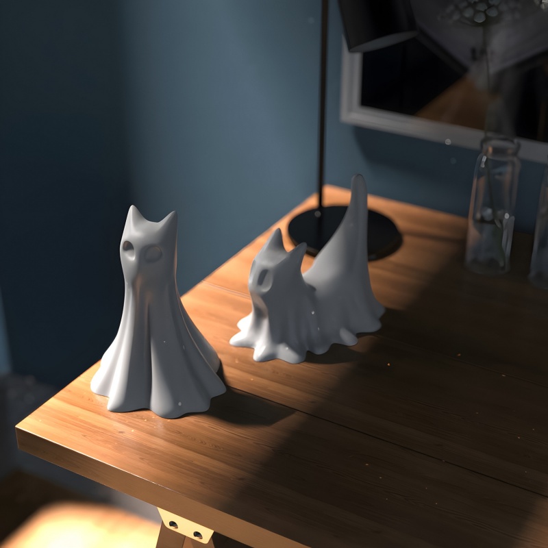 Hayalet Kedi Cadılar Bayramı M - Resin Art Glue incelemesi ve fiyatı
