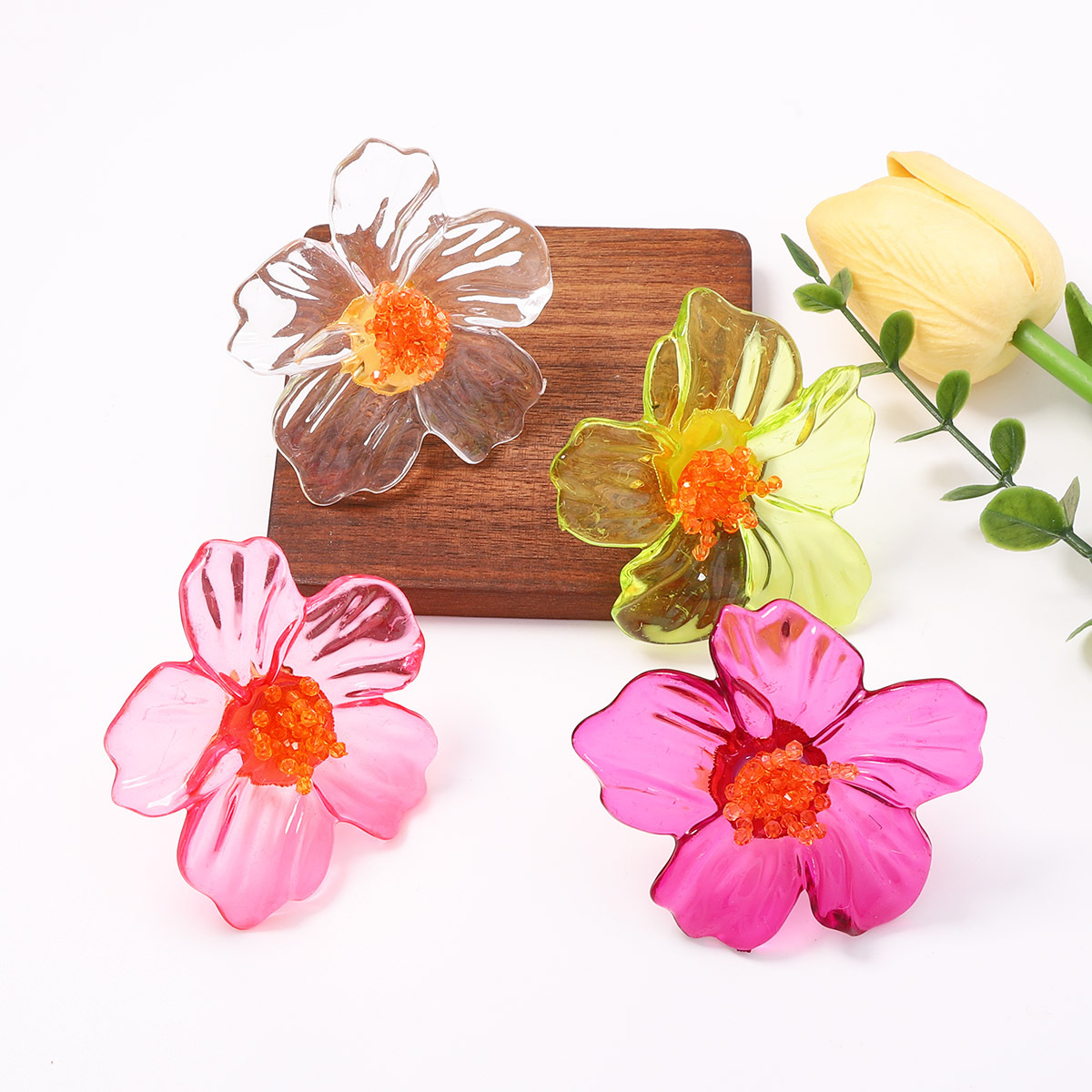 Kadınlar ve Kızlar için Tatlı, - Resin Art Ring incelemesi ve fiyatı