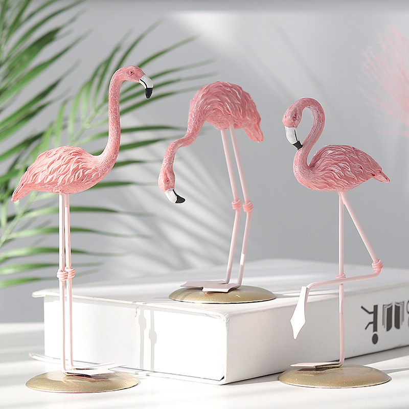 3 Adet Pembe Flamingo Figürler - Resin Art Wedding Gift incelemesi ve fiyatı