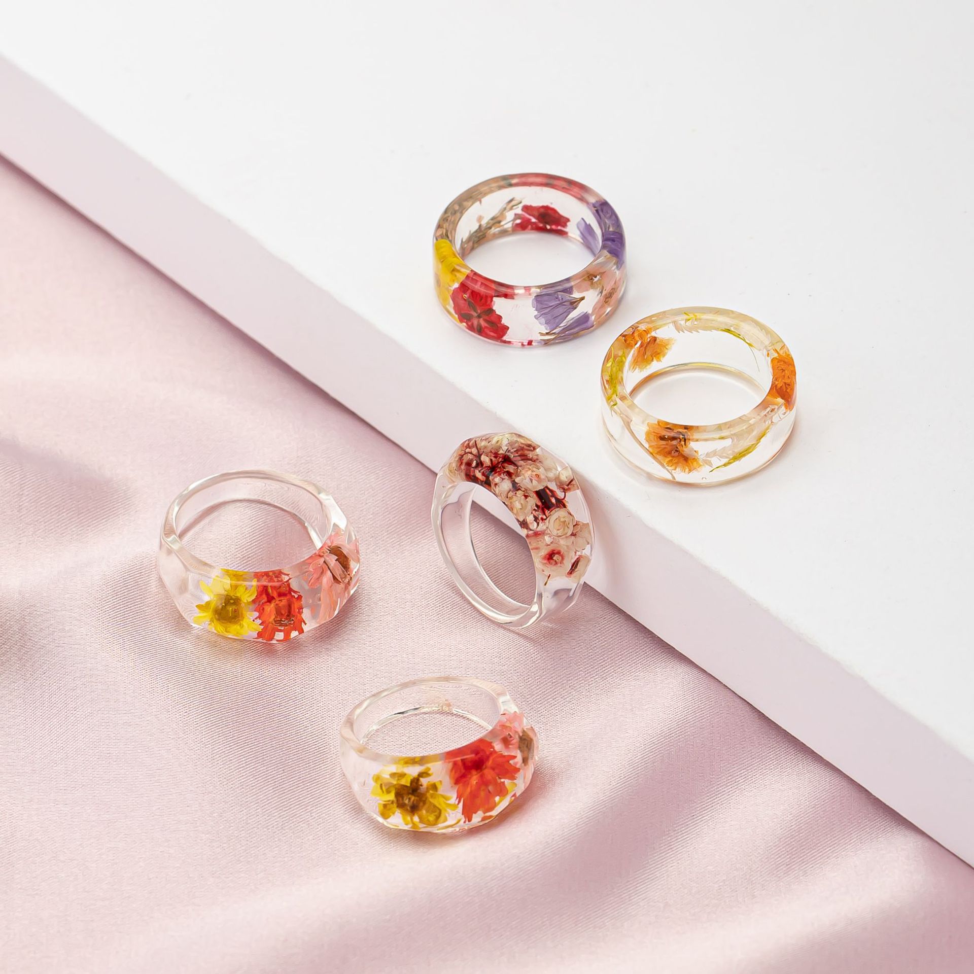 Zarif Minimalist Reçine Papaty - Resin Art Ring incelemesi ve fiyatı