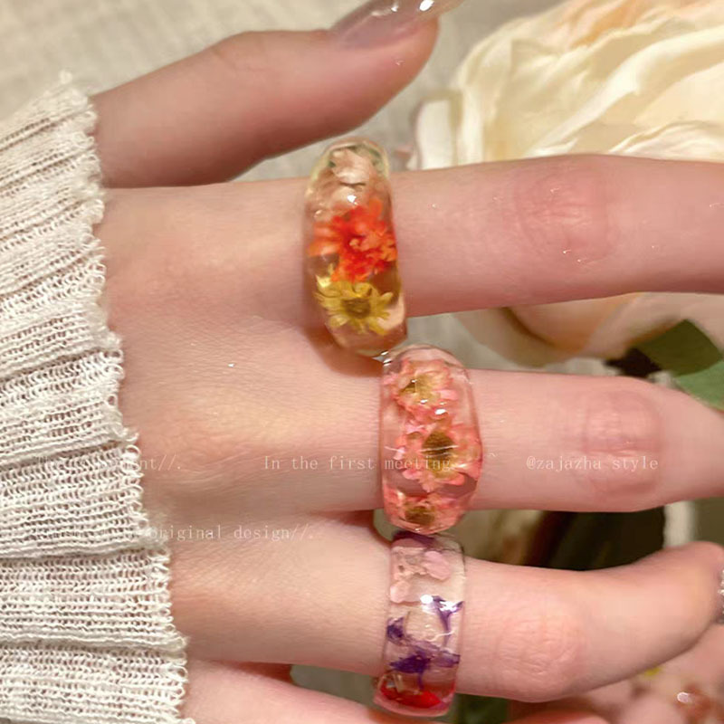 Zarif Minimalist Reçine Papaty - Resin Art Ring incelemesi ve fiyatı