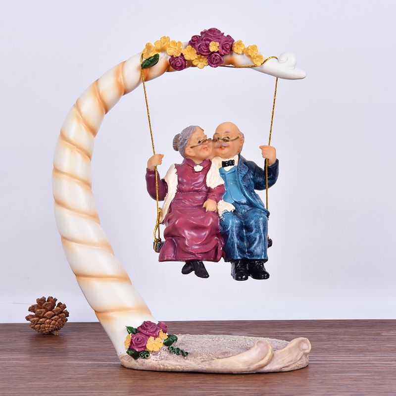 Çin Salıncağı Yaşlı Çiftler Re - Resin Art Wedding Gift incelemesi ve fiyatı