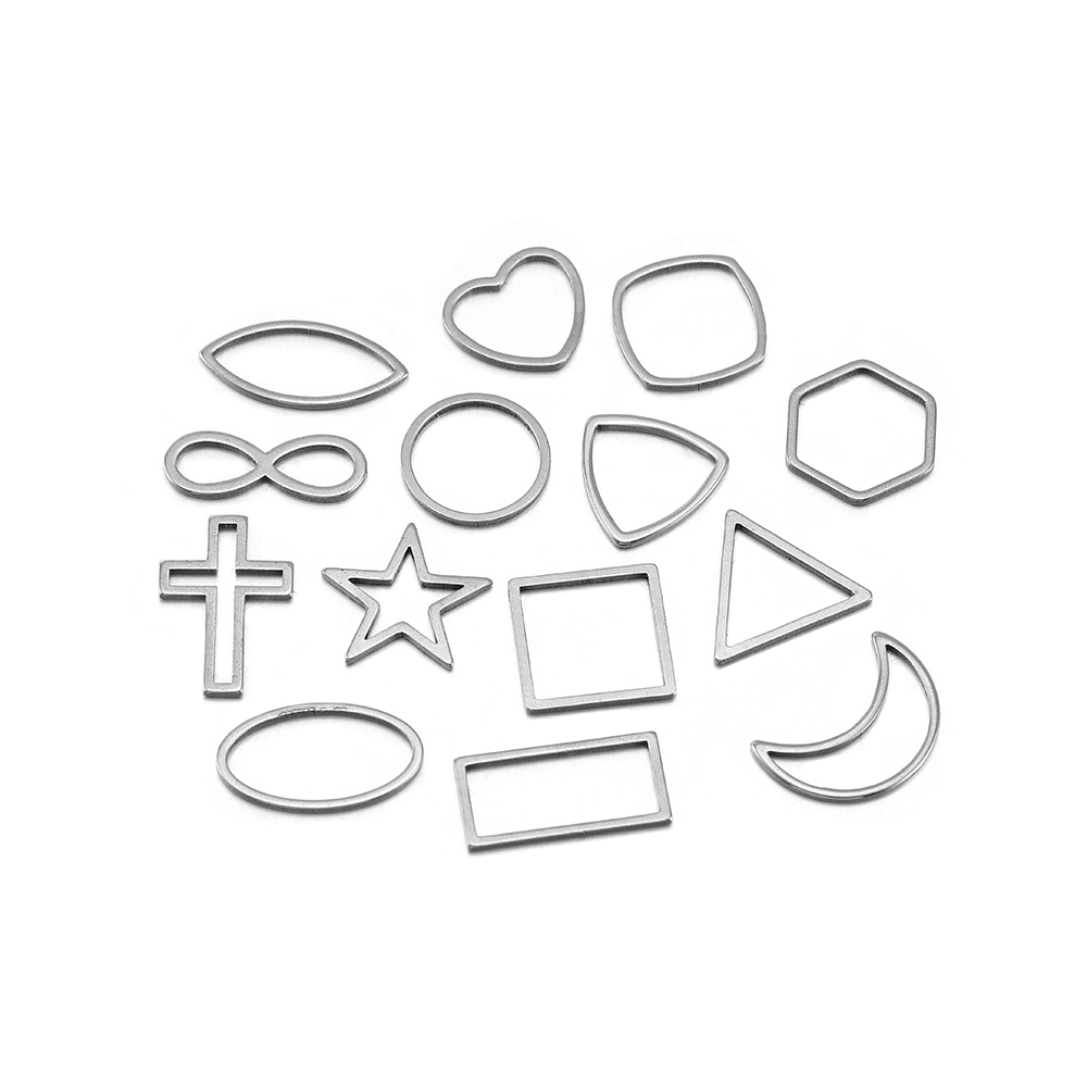 30 adet/grup sınır kalıp geome - Bezels Pendant Resin incelemesi ve fiyatı