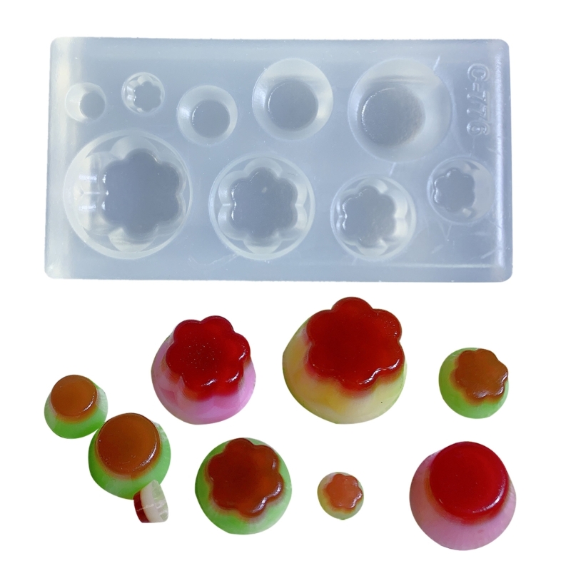 Sevimli Puding Şekli silikon k - Resin Art Glue incelemesi ve fiyatı
