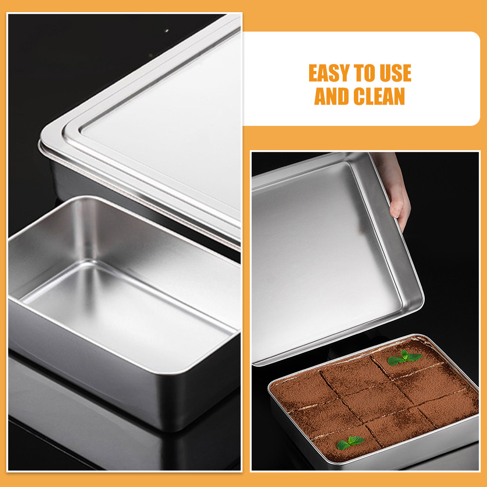 2 Adet Dikdörtgen Paslanmaz Çe - Tray Mold Rectangle incelemesi ve fiyatı