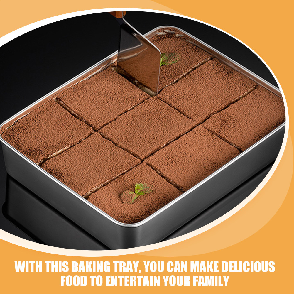 2 Adet Dikdörtgen Paslanmaz Çe - Tray Mold Rectangle incelemesi ve fiyatı