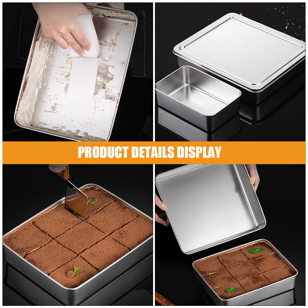 2 Adet Dikdörtgen Paslanmaz Çe - Tray Mold Rectangle incelemesi ve fiyatı