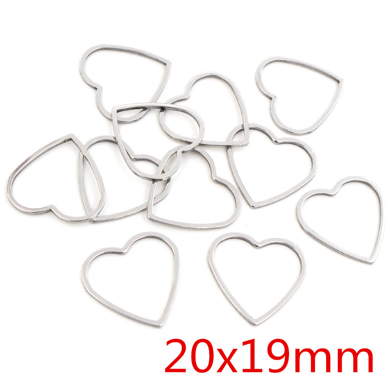 20pcs kalp Charm altın paslanm - Bezels Pendant Resin incelemesi ve fiyatı